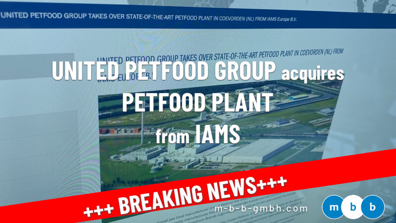 UNITED PETFOOD GROUP acquires PETFOOD plant FROM IAMS 