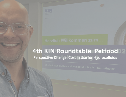 4th KIN Roundtable  Petfood – Perspective Change: Cost in Use for Hydrocolloids